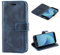 Mulbess Handy-Hülle für Samsung Galaxy J5 / J5 Duos 2017 Schutzhülle, Magnet Handyhülle Leder, Flip Wallet Cover, Kartensteckplatz, Vintage Dunkel Blau