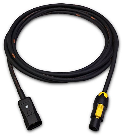 Marten IEC C14 to PowerCON True1 NAC3FX-W 1.0mm HO7RN-F Rubber Cable (0.5m)