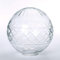 Handgeschliffene Glaskugel Ø 135mm klar mit Loch 42mm Jugenstil Glas Ersatzglas Schirm Kugel