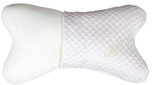 EVERGREENWEB - Kissen zum Schlafen auf der Seite oder dem Bauch aus ergonomischem Memory-Schaum mit abnehmbarem thermoregulierendem Bezug, Nackenkissen für orthopädische Nackenstützen, 45x75 12cm Hoch