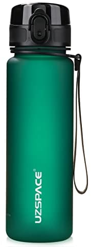 UZSPACE Trinkflasche 500ml/800ml/1L, Sport Trinkflasche Kinder Auslaufsicher, Tritan & BPA-frei Wasserflasche für fahrrad, fitness,Outdoor