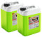 Element Lot de 2 nettoyants pour vitres de cheminée - 5 l - Nettoyant dégraissant - Dégraissant - Décapant à la suie