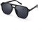 FEISEDY Retro Square Sonnenbrille Damen Herren 70er Jahre Vintage Trendy Brille Klassisch mit Double Brücke UV400 Schutz B2835
