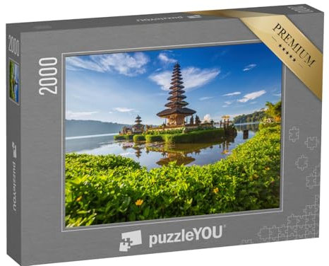 puzzleYOU: Puzzle 2000 Teile „Pura Beratan-Tempel, Insel Bali, Indonesien“ – aus der Puzzle-Kollektion Bali, Aus Aller Welt