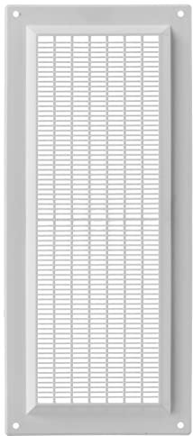 130x300mm Weiß Kunststoff Lüftungsgitter - Abluft Zuluft Gitter
