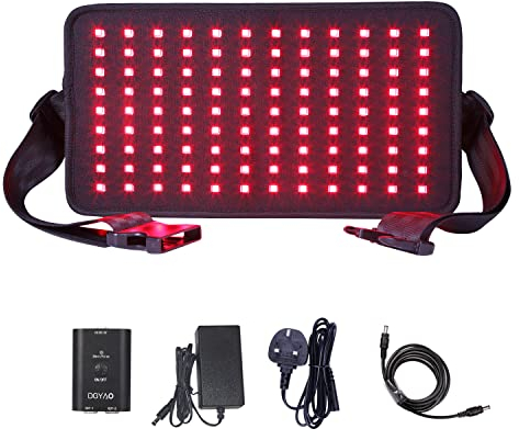 DGYAO Infrared Red Light Therapy Device 10 Hz Home Use Waist Belt 216 pcs 660 nm 108 pcs 880 nm Beads Pain Relief Multifunction Pad