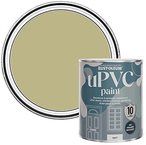 Rust-Oleum Green uPVC Door and Window Paint in Matt Finish - Sage Green 750ml