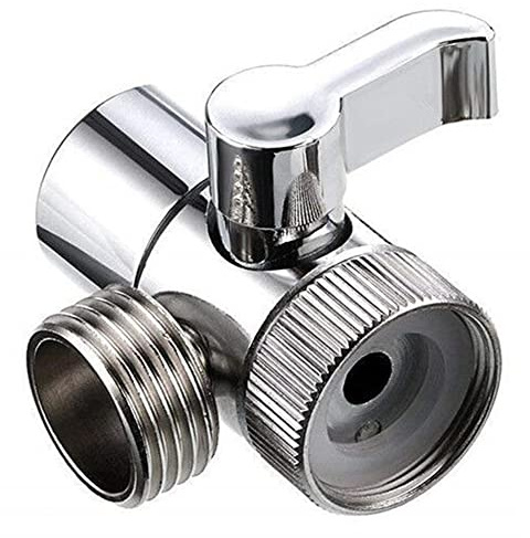 Vanne de retournement de douche à 3 voies, support de douche pour robinets de baignoire, adaptateur de pommeau de douche pour robinet d'évier monté sur bras de douche, répartiteur, vanne de