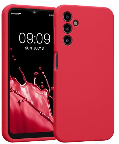 kwmobile Custodia Compatibile con Samsung Galaxy A14 5G Cover - Back Case per Smartphone in Silicone TPU - Protezione Gommata - awesome pink