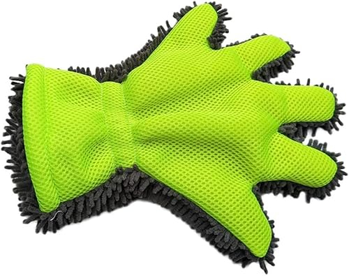 KOMUNJ Autowaschhandschuhe, Chenille-Reinigungshandschuhe，super weich und saugfähig，gleichmäßig abwischen, Generisch Reinigung Hochwertiges Poliertuch