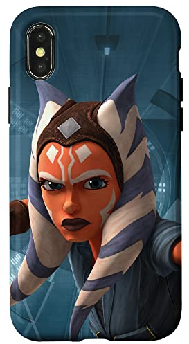 Star Wars Die Klonkriege Ahsoka Tano Blau Hülle für iPhone X/XS