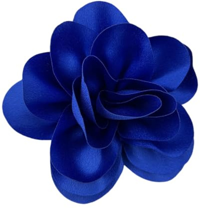 Kabelife Damen Seide Blume Brosche, Blume Ansteckblume, Blume Haarspange, Haarclip Blume, Rosen Haarnadeln Haarblume Haarblüte Haarschmuck 14CM