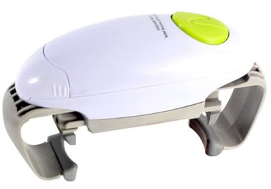 Yolispa Apriscatole elettrico da cucina, strumento automatico per apri barattoli per mani artritiche