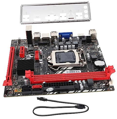 Angoily Computer Motherboard Dual Atx Mainboard for Desktop Compatible Lga Socket Cpu