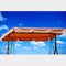 VWACBOAW Hollywoodschaukel Dachbezug, Ersatzdach Hollywoodschaukel 210 * 145cm, Wasserdicht, Winddicht, Reißfest, Polyestertuch, Anti-UV, Staubdicht. (250 * 190cm,Orange)