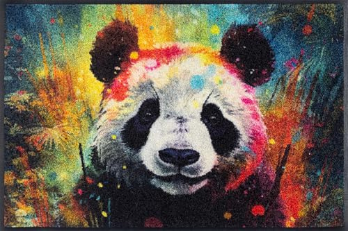 Wash+Dry Fußmatte, Pandy McPanda 50x75cm, innen und außen, waschbar