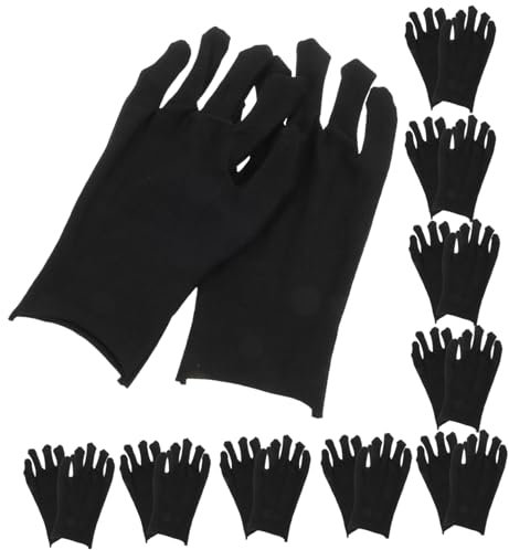 GLEAVI 12 Paar Set Industriehandschuhe Herren Groß Baumwolle Arbeitshandschuhe