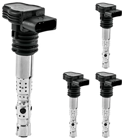 Fesuda Zündspule 20113 4PCS Zündmodul Kompatibel mit Audi A3/A4 B6 Convertible/A4 B7/A4 B7 Avant/Tt/Tt Roadster 1996-2006, Vw Golf Iv (1J1) 1997-2005