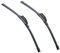 CARALL 2 piezas escobillas limpiaparabrisas, longitud 530mm / 530mm, modelo de goma maciza S985, universal para parabrisas delantero
