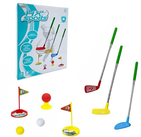 ZUNIPLEX Upgraded Kids Golf Clubs,Adjustable Length to Suit Child's Height