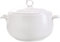 Ceramic Soup Tureen with Lid, 3L Large Capacity, Double Handles, Microwave and Dishwasher Safe, Porcelain Serving, Pure