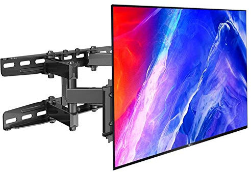 DRFGNF Supporto da Parete per TV con Bracci articolati, Girevole, inclinabile, con Estensione e Rotazione, per la Maggior Parte dei televisori LED LCD da 32-60 Pollici, VESA mas