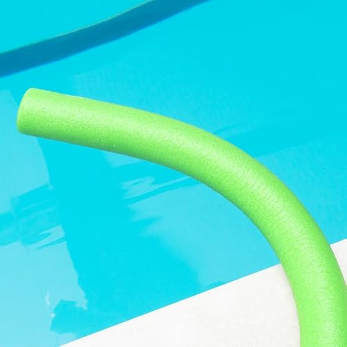 FORZA Swimming Pool Noodles – High-Density EVA Foam – Durable Buoyant Swim Aid for Adults & Kids – 5 Vibrant Colours (Green, Pack of 1)