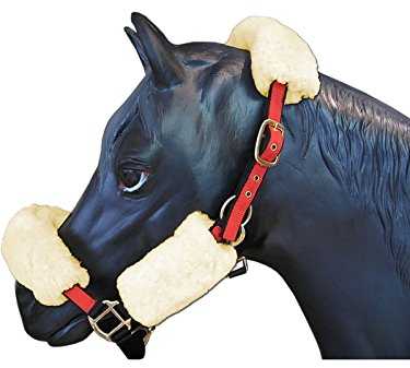 Engel Reitsport | Nasenschoner für Halfter aus Lammfell Nase-ANT anthrazit grau