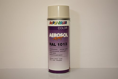 DUPLI-COLOR Aerosol RAL 1013, perlweiß, glänzend, Spraydose, 400ml