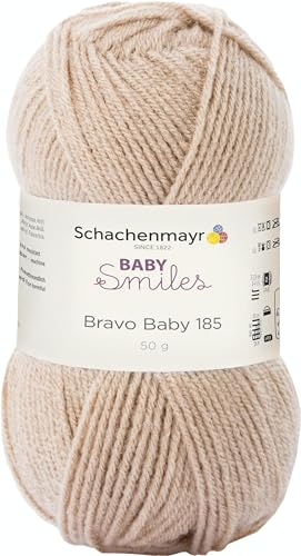 Schachenmayr Baby Smiles Bravo Baby 185 9801212-01010 kamel Handstrickgarn, Häkelgarn, Babygarn