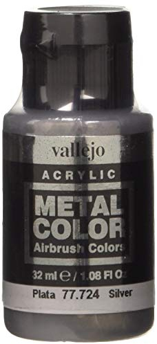 acrylicos Vallejo (32 ml de peinture pour métal - Argenté)