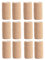 Haftbandage – 12 Rollen x 10 cm x 4,5 m, Erste Hilfe, Sport, Bandagen, COBOX Tierarztverband selbstklebende Bandagen, Nude