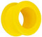 Piersando Silikon Flesh Tunnel Ohr Plug Piercing Ohrpiercing Extra Big Flexibel Weich Soft XXL 12mm Gelb
