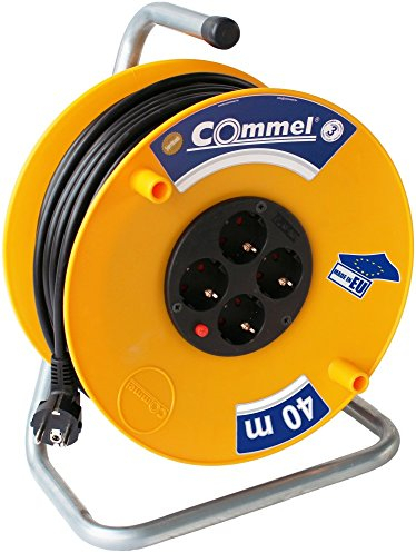 Commel Kabeltrommel 4-fach 40m H05VV-F 3G1,5