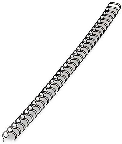 Fellowes 5/16-Inch Binding Spines Wire, 25-Pack, Black (5255201)
