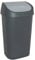 Allibert Mistral 214972 Swing-Lid Bin Polypropylene Anthracite/Grey 38.8 x 30.3 x 69 cm
