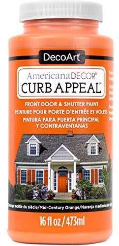 DecoArt Americana Décor Curb Appeal Door Jar Of Paint, Acrylic, Mid-Century, 7 x 7 x 15 cm