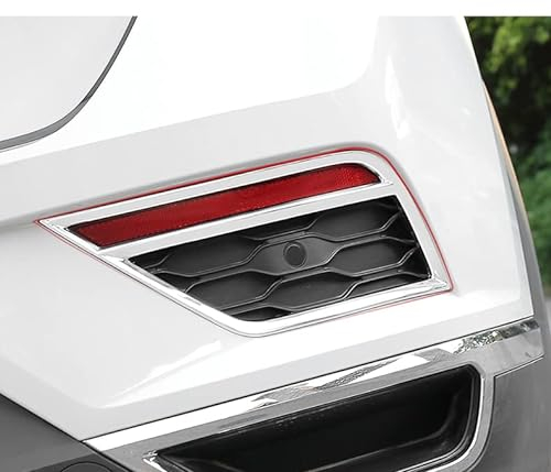 Exterieur Nebelschlussleuchte Dekor Chrom ABS Kunststoff Verchromt 2 Stück für T-Roc 2017-2021