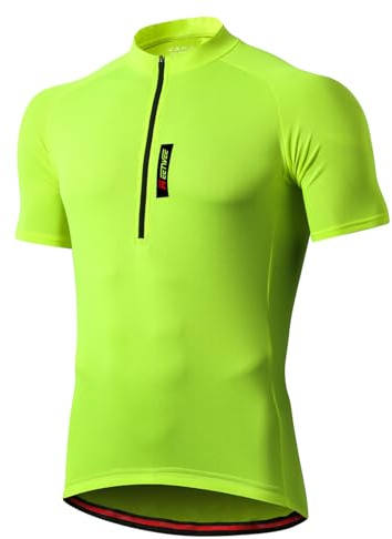 FEIXIANG Maillot Cyclisme Homme, Manche Courte Tenue Maillot Route Vélo Jersey Cycliste Respirant Séchage Rapid
