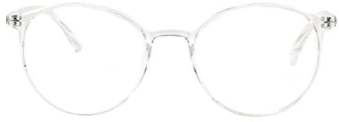 Ocushield Carson Unisex Anti-Blue Light Glasses for Reading, Gaming, and Computer, Tablet and Phone Use - White