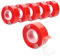 Navaris 6X Rolle doppelseitiges Klebeband transparent - 6er Set Tape - durchsichtig stark wiederverwendbar waschbar rückstandslos ablösbar