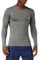MEETYOO Herren Funktionsshirt Langarm Kompressionsshirt Shirt, Grau-1, L EU