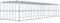 GABIONA Gabion de culture type 3 carré, maillage 5 x 10 cm, profondeur 30 cm, gabion 100 x 20 x 30 cm (L x H x P), anneau en C