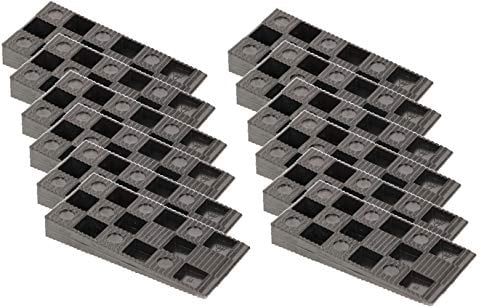KOTARBAU® Set di 25 cunei di montaggio in plastica, 94 x 44 x 14 mm, per finestre, porte, telaio della finestra, nero