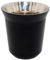 Diano Tasse isotherme en acier inoxydable, petite tasse à expresso métel, double paroi isolée thermiquement, tasse à café capsule 160 ml, noir