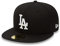 New Era Los Angeles Dodgers Cap 59Fifty Basecap Baseball Fitted Kappe MLB schwarz - 7 3/8-59cm (L)