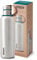 BLACK+BLUM - Water Bottle - Stainless Steel Thermal Insulated Leak Proof Travel Thermo Flask with Wide Spout and Stylish Vegan Leather Carry Loop - Keeps Hot for 12hrs, Cold for 24hrs, Ocean - 750ml