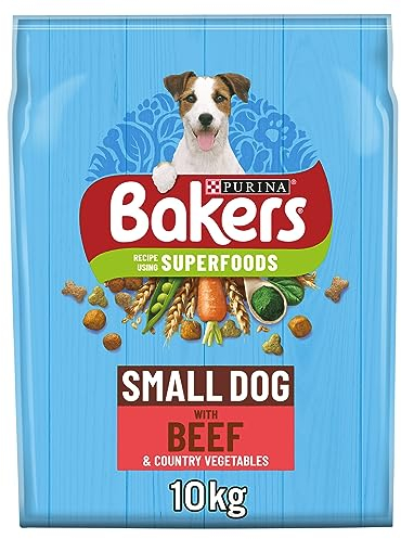 Bakers Small Dog Dry Dog Food Beef & Veg 10kg