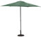 Hespéride - Parasol Droit SOYA Vert - D2,7m - Haute Protection UV, Toile Amovible Déperlante et Orientable - Structure en Acier Traité Antirouille