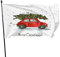 Flaggen, Frohe Weihnachten Fahnen Gartenflagge Dekorative Hofbanner lichtbeständig Rasenbanner Feiertagsdekoration Flagge für Innendekoration im Freien